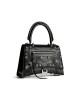 balenciaga Hourglass X Le Cagole Medium Handbag in Black 7815852AAY11000