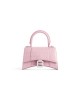 balenciaga Hourglass Xs Handbag Crocodile Embossed in Pink 5928331LR6Y6904