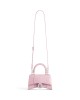 balenciaga Hourglass Xs Handbag Crocodile Embossed in Pink 5928331LR6Y6904