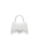 balenciaga Hourglass Xs Handbag Crocodile Embossed in White 5928331LR6Y9016