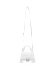 balenciaga Hourglass Xs Handbag Crocodile Embossed in White 5928331LR6Y9016