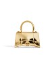 balenciaga Hourglass Xs Handbag Mirror Effect in Gold 5928332AAGJ8015