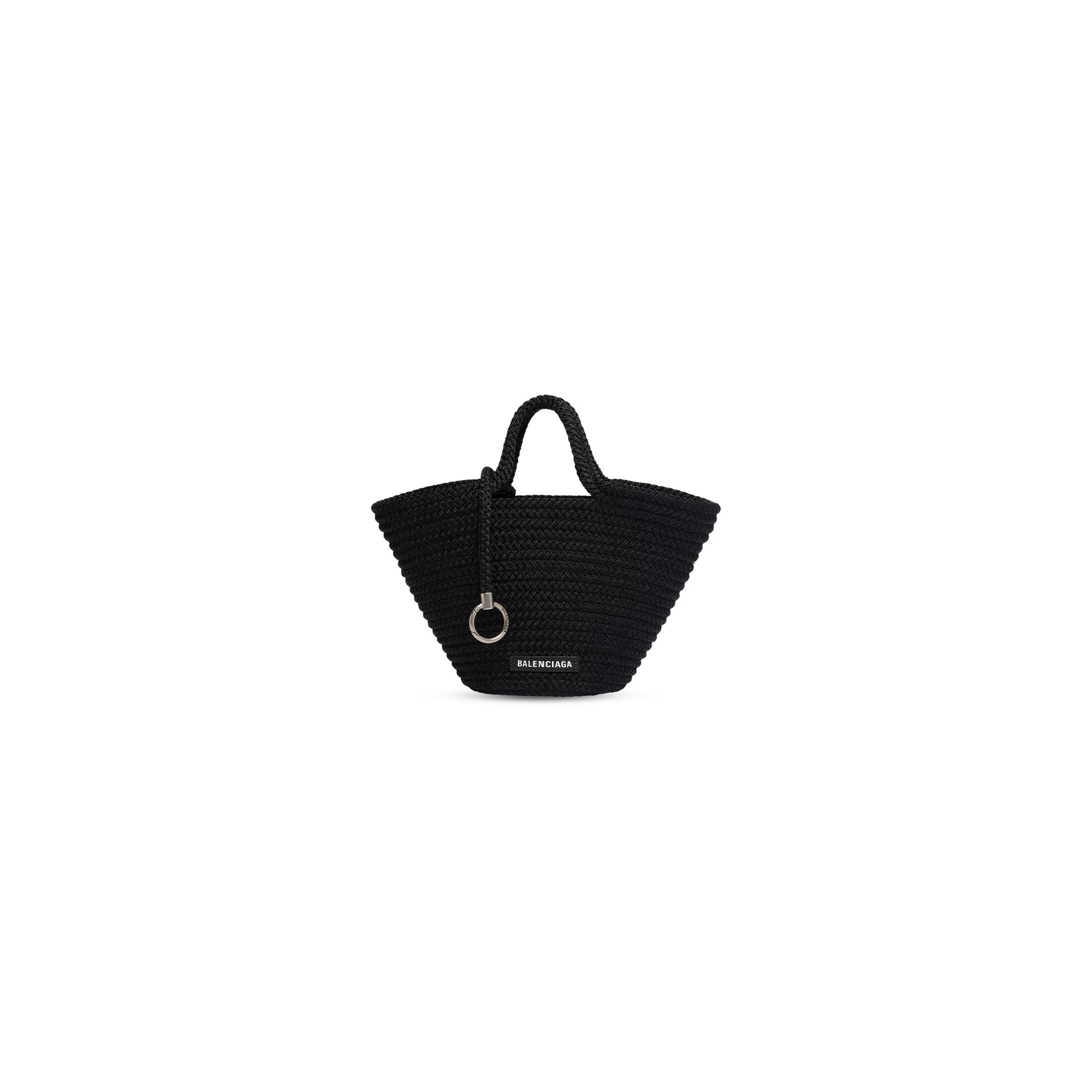 balenciaga Ibiza Small Basket With Strap in Black 695612210971090