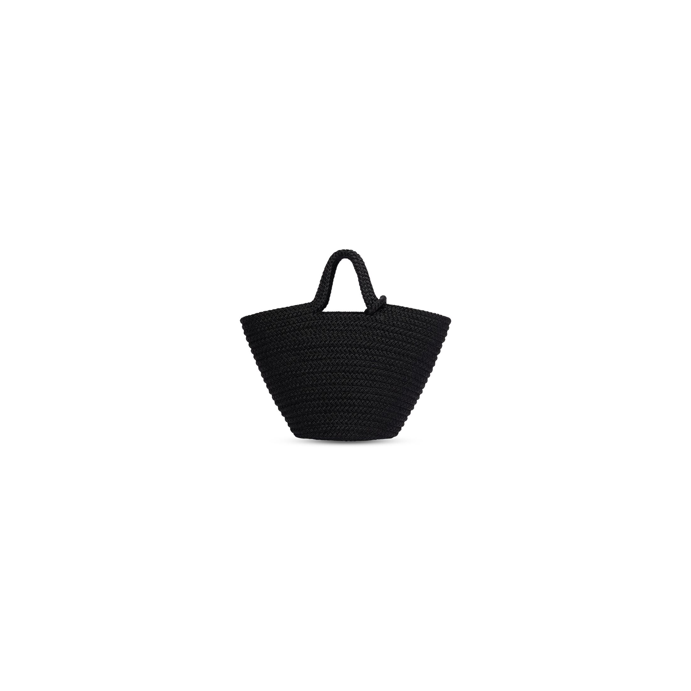 balenciaga Ibiza Small Basket With Strap in Black 695612210971090