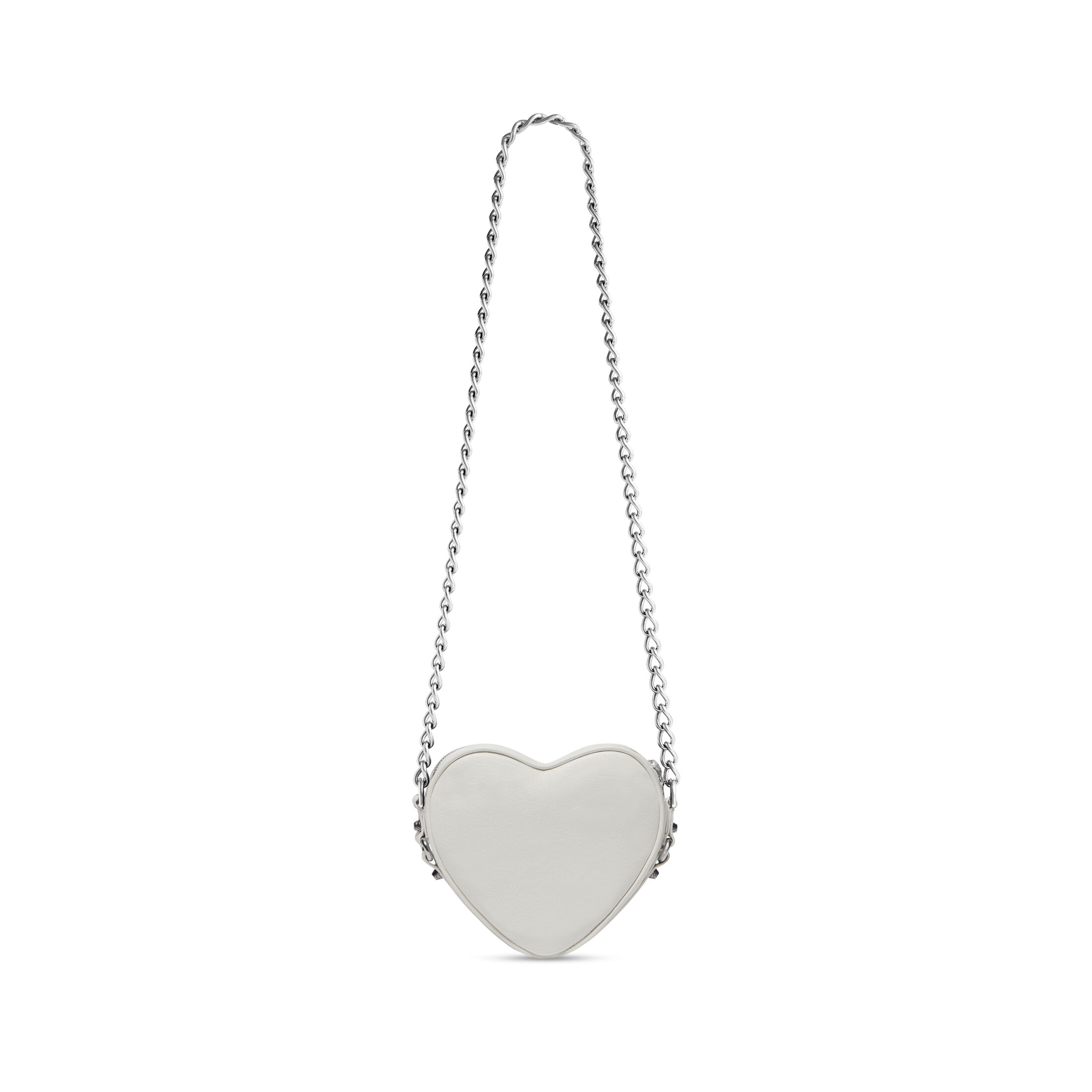 balenciaga Le Cagole Heart Mini Bag in Optic White 7227811VG9Y9104