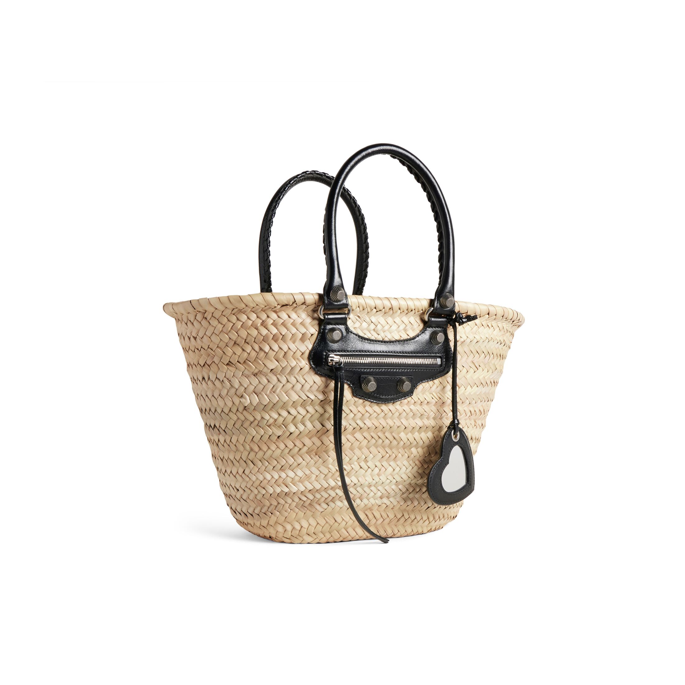 balenciaga Le Cagole Medium Basket in Beige 7710672AAVE9260