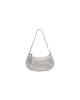 balenciaga Le Cagole Mini Bag With Chain And Rhinestones in Grey 695814210GU1272