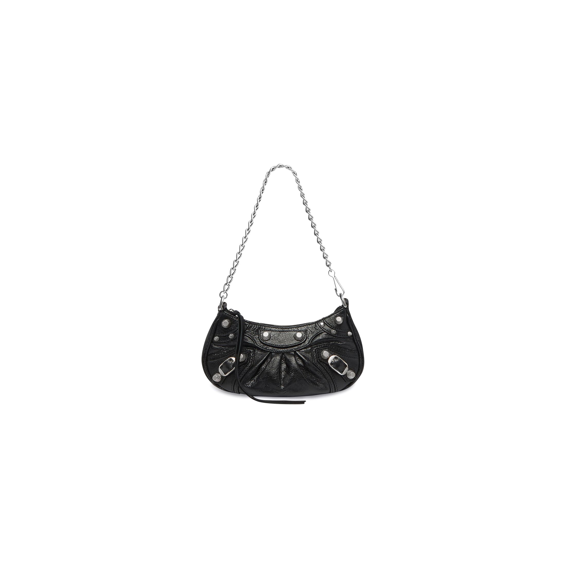 balenciaga Le Cagole Mini Bag With Chain in Black 6958141VG9Y1000