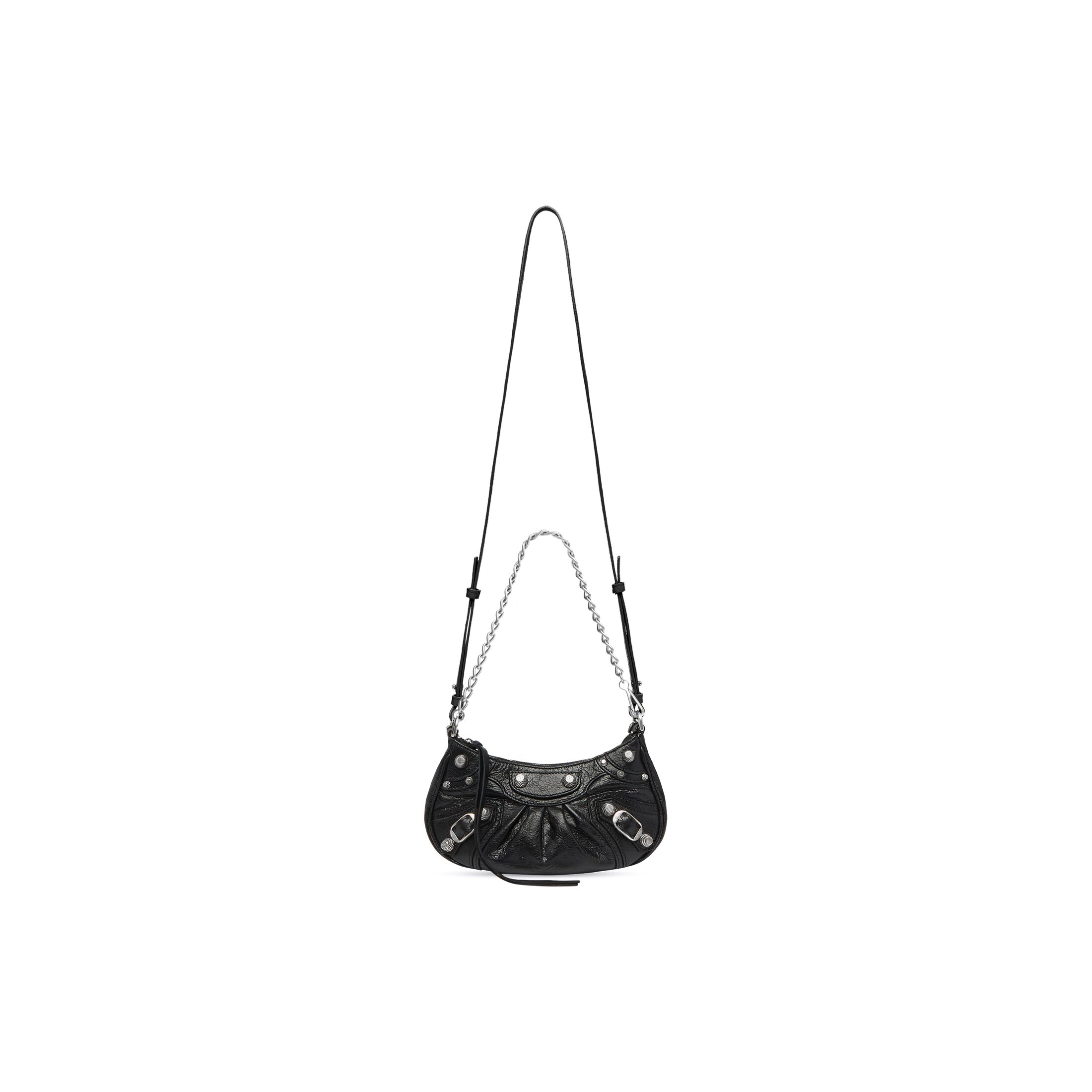 balenciaga Le Cagole Mini Bag With Chain in Black 6958141VG9Y1000