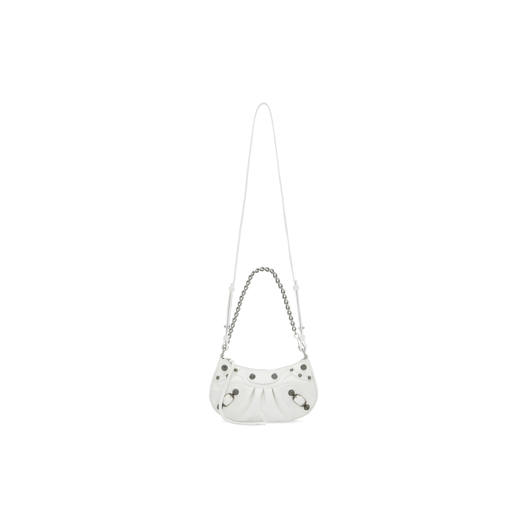 balenciaga Le Cagole Mini Bag With Chain in Off White 6958141VG9Y9104