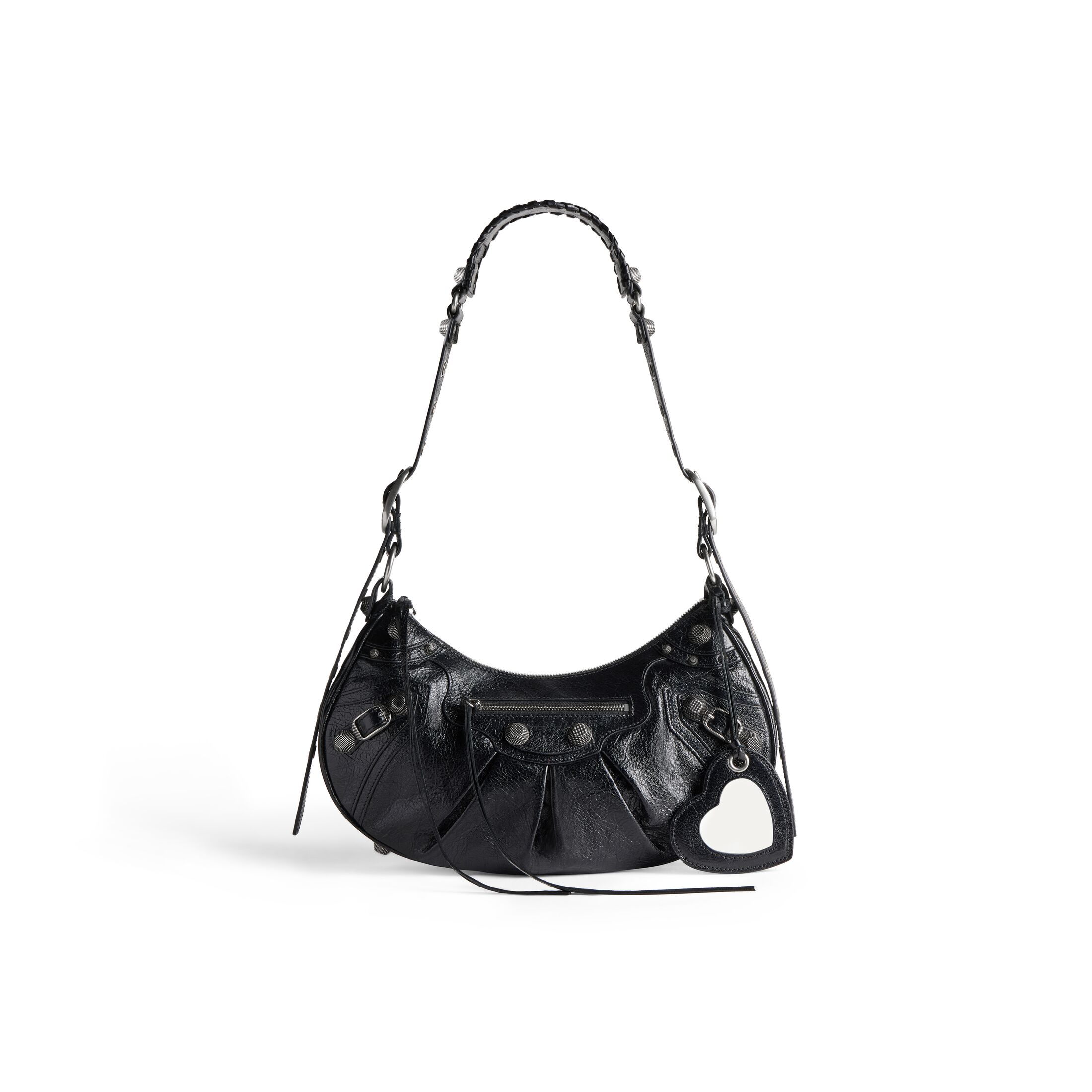 balenciaga Le Cagole Small Shoulder Bag in Black 6713071VG9Y1000