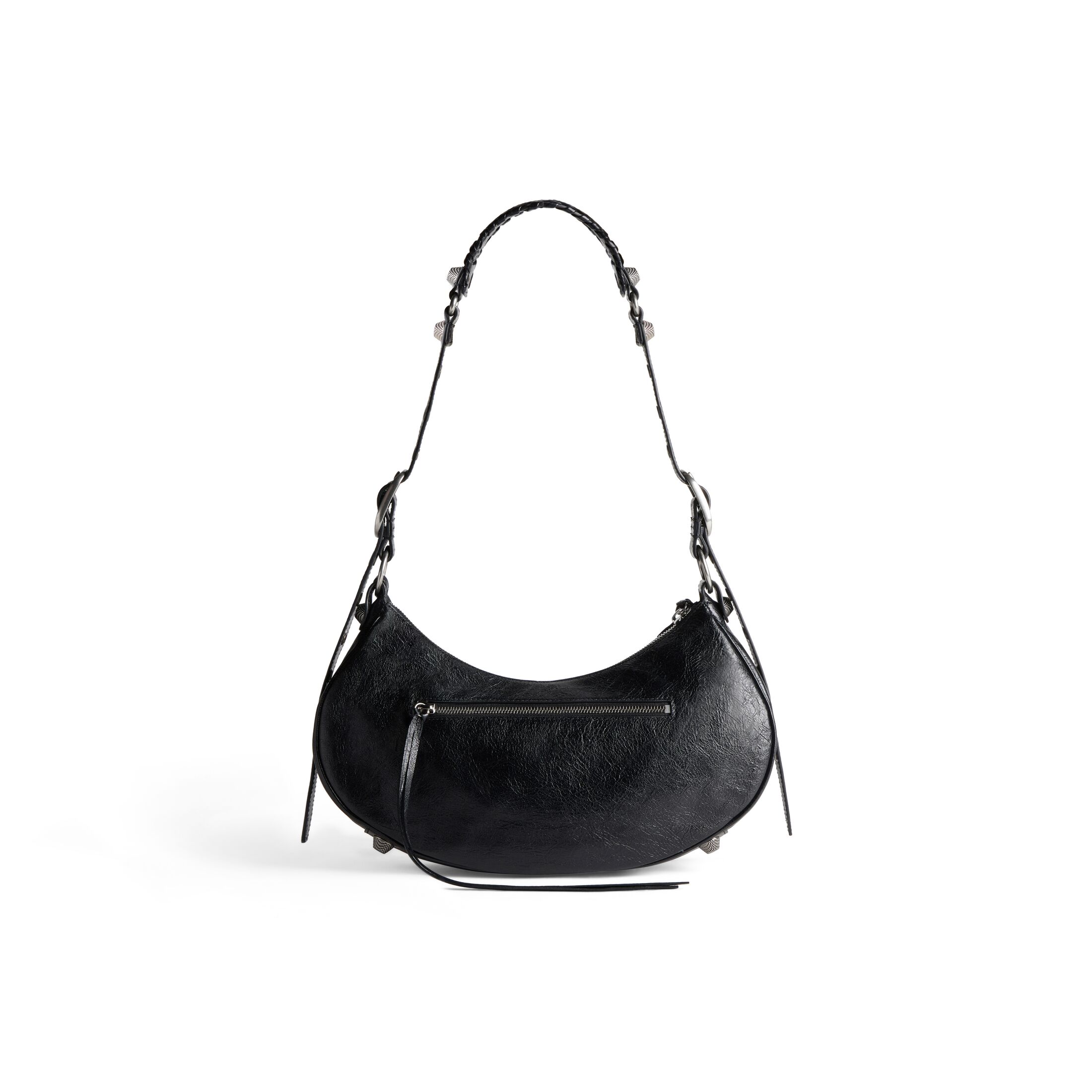 balenciaga Le Cagole Small Shoulder Bag in Black 6713071VG9Y1000