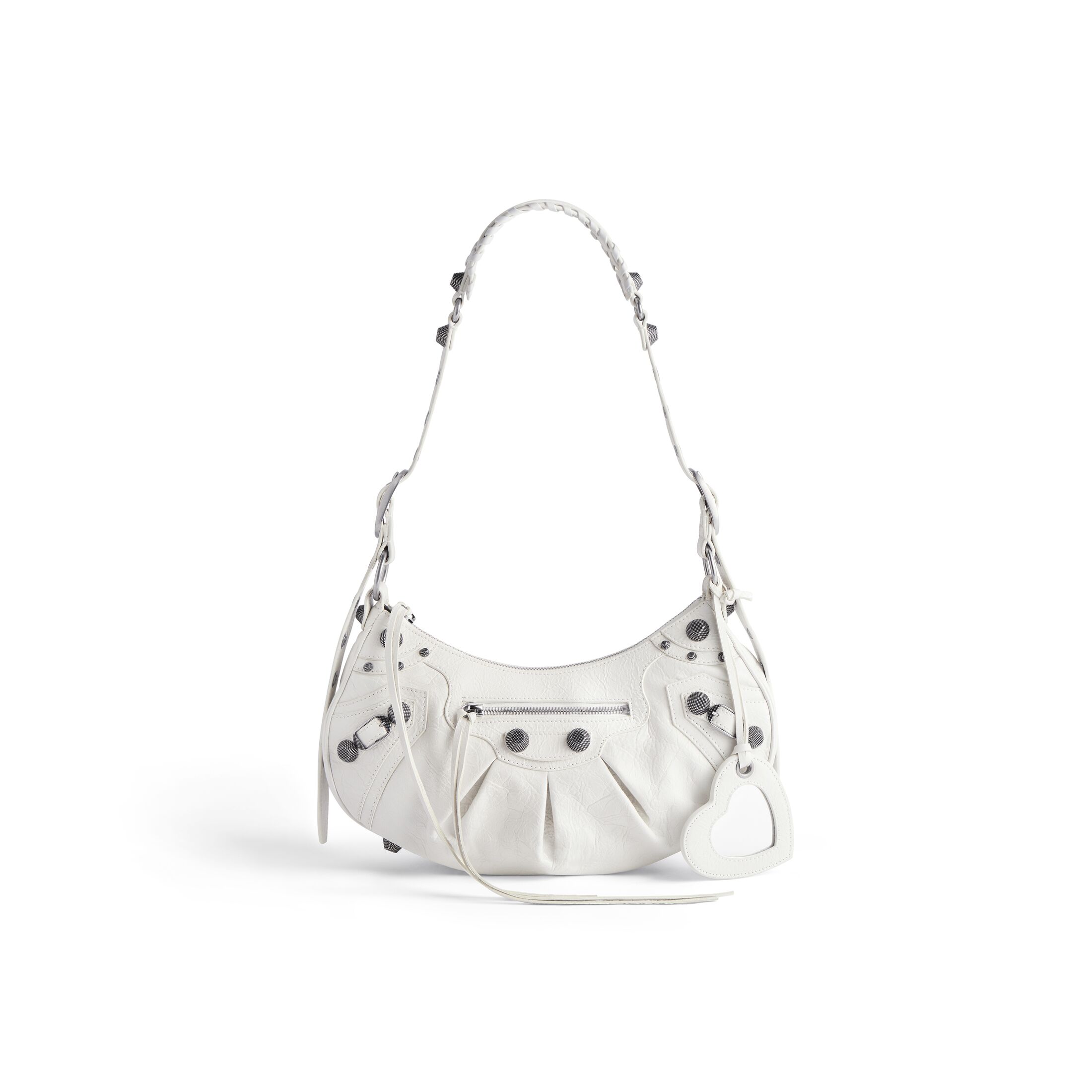 balenciaga Le Cagole Small Shoulder Bag in White 6713071VG9Y9104