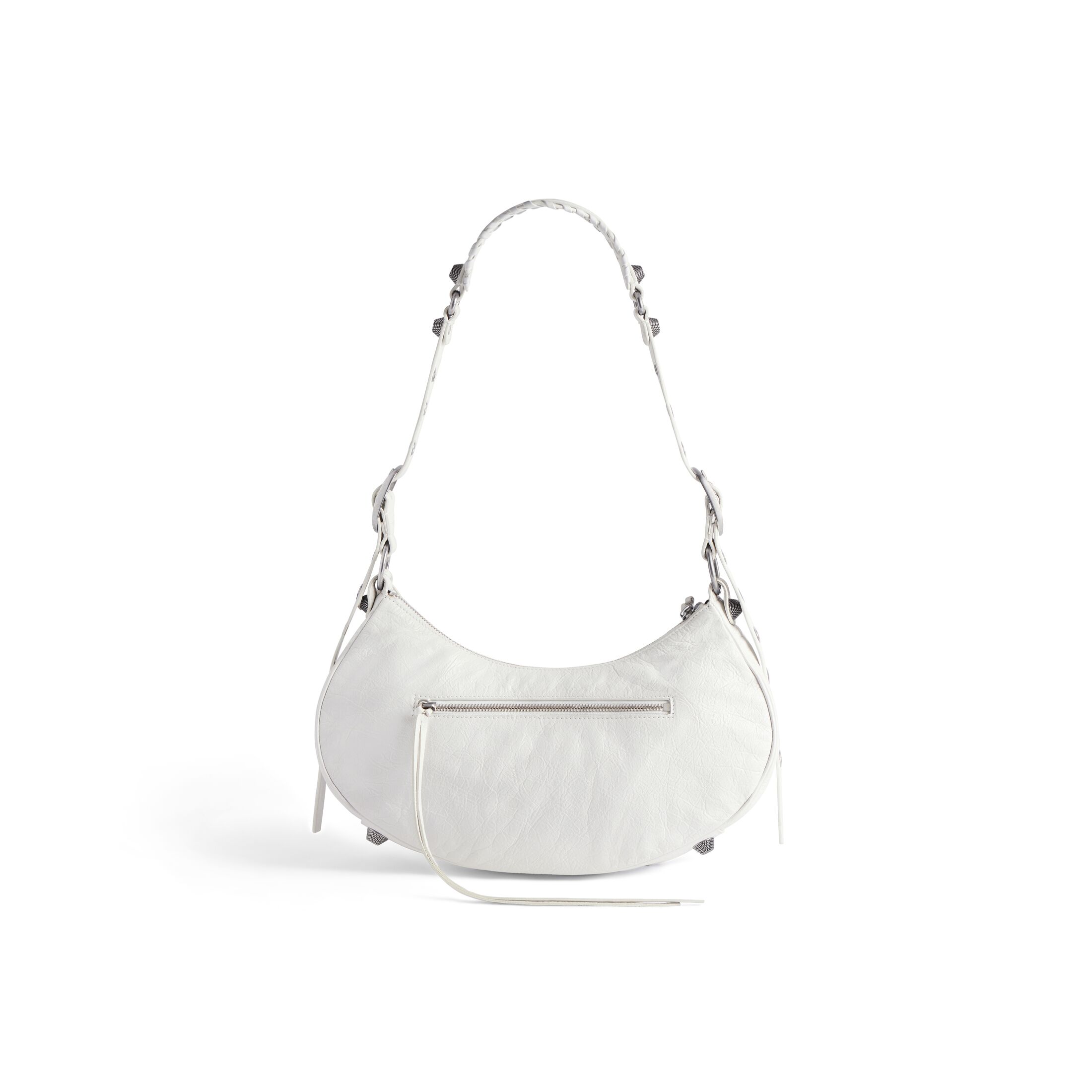 balenciaga Le Cagole Small Shoulder Bag in White 6713071VG9Y9104