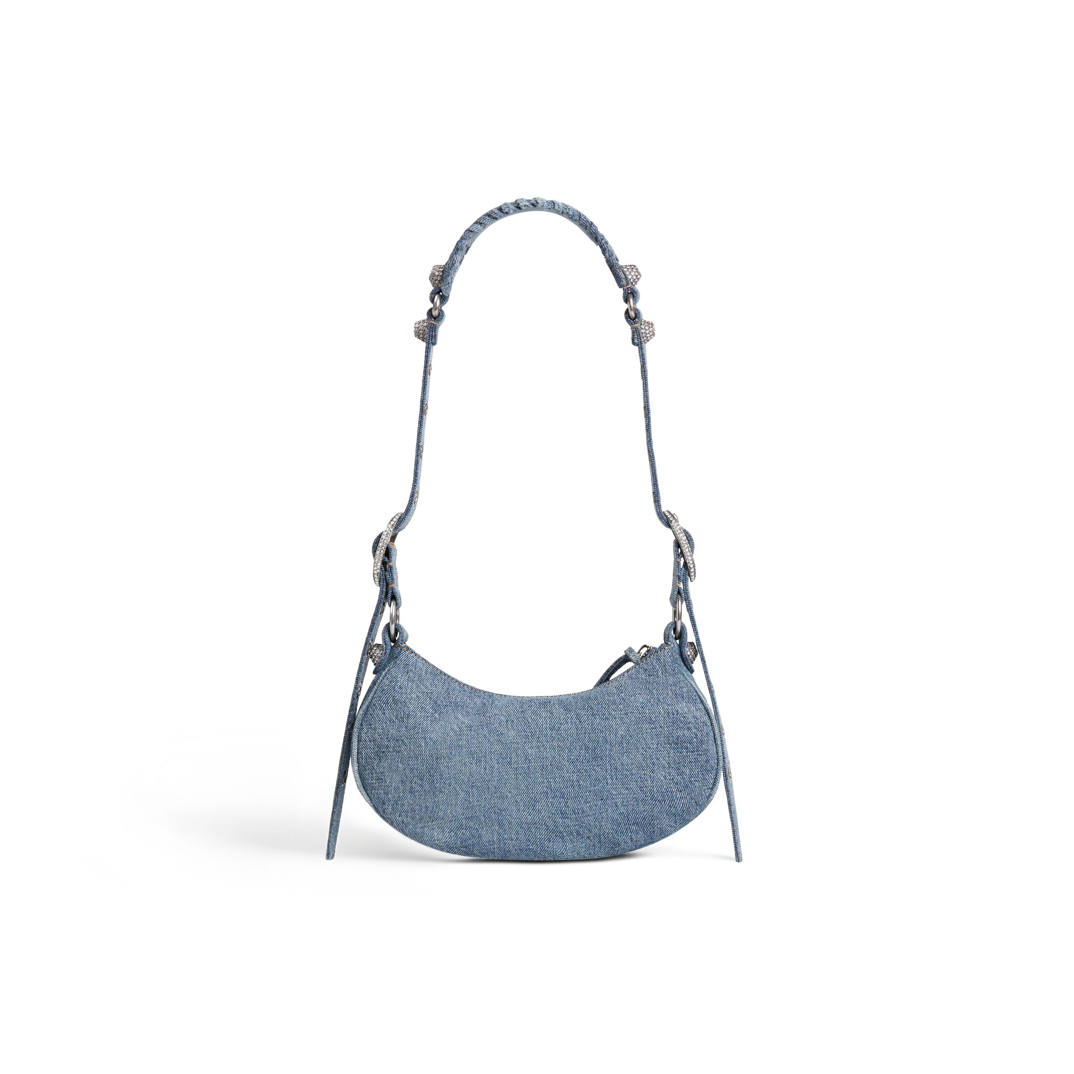 balenciaga Le Cagole Xs Shoulder Bag Denim in Blue 6713092109U4715