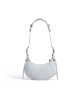 balenciaga Le Cagole Xs Shoulder Bag Denim With Rhinestones in Light Blue 6713092AABV4651