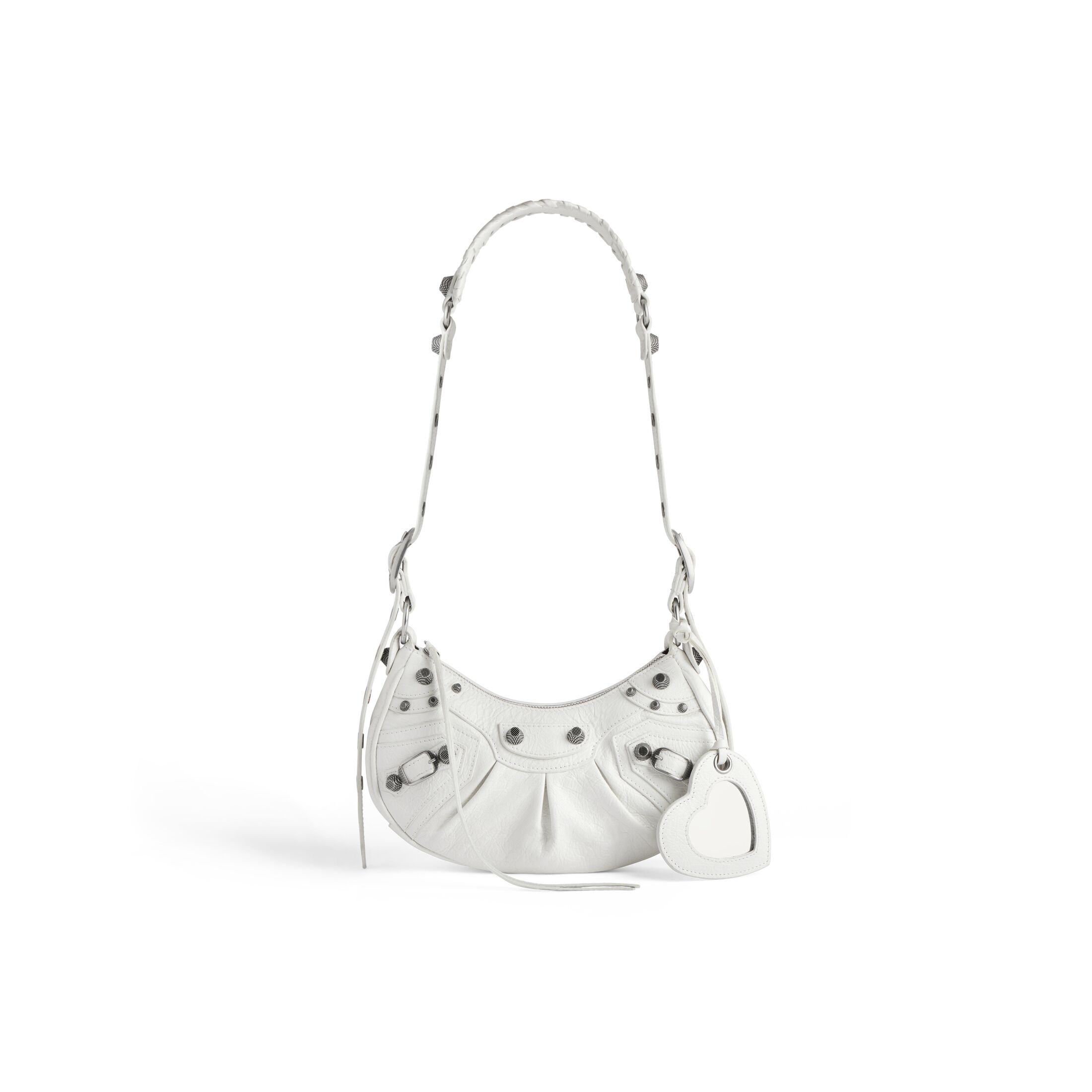 balenciaga Le Cagole Xs Shoulder Bag in White 6713091VG9Y9104