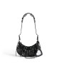 balenciaga Le Cagole Xs Shoulder Bag With Piercings in Black 671309210G81000