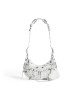 balenciaga Le Cagole Xs Shoulder Bag With Piercings in Optic White 671309210G89104