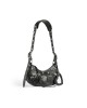 balenciaga Le Cagole Xs Shoulder Bag With Rhinestones in Black 671309210BK1000