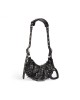 balenciaga Le Cagole Xs Shoulder Bag With Safety Pins in Black 6713092AAFL1000