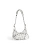 balenciaga Le Cagole Xs Shoulder Bag With Safety Pins in Optic White 6713092AAFL9104