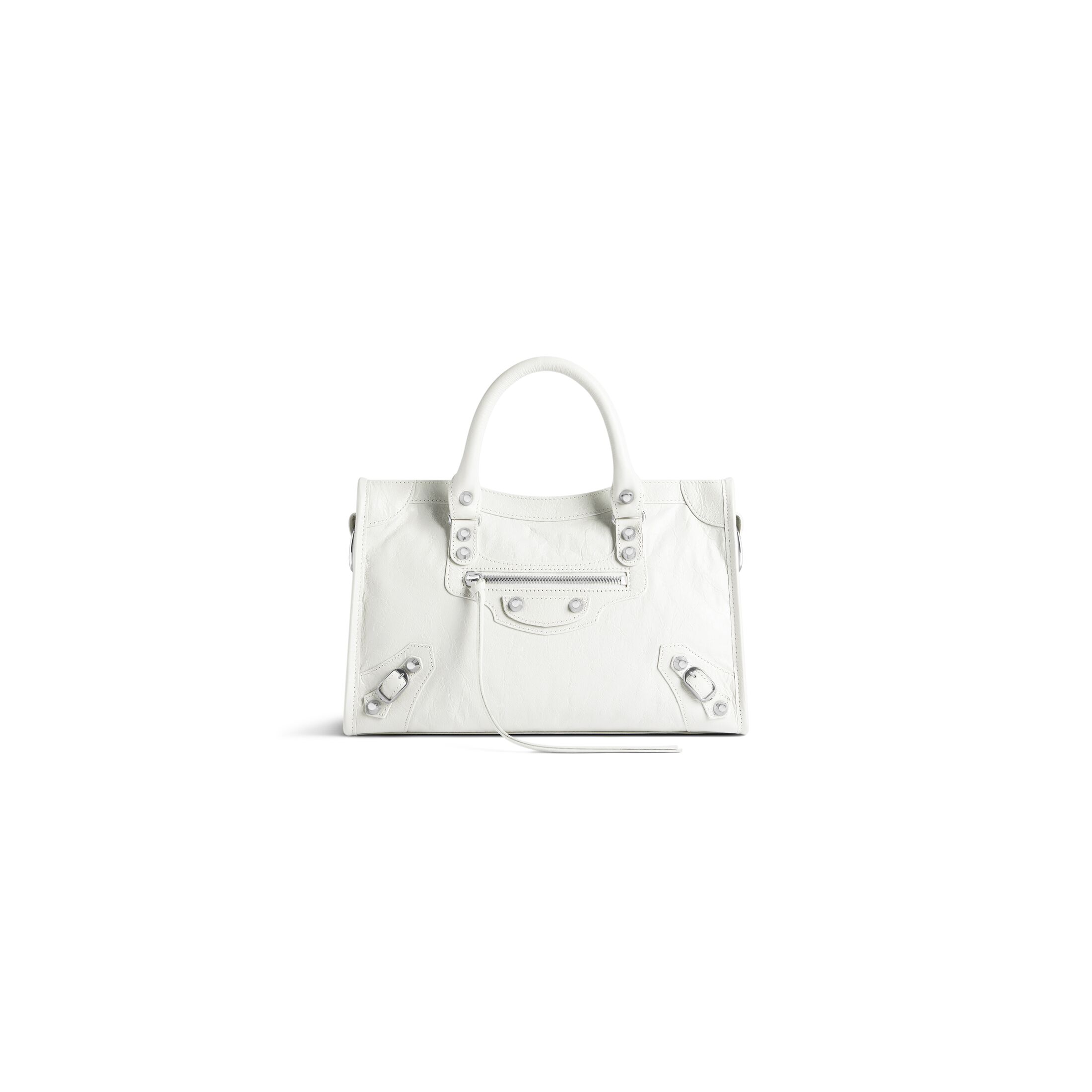 balenciaga Le City Small Bag in White 7977892AA9S9104