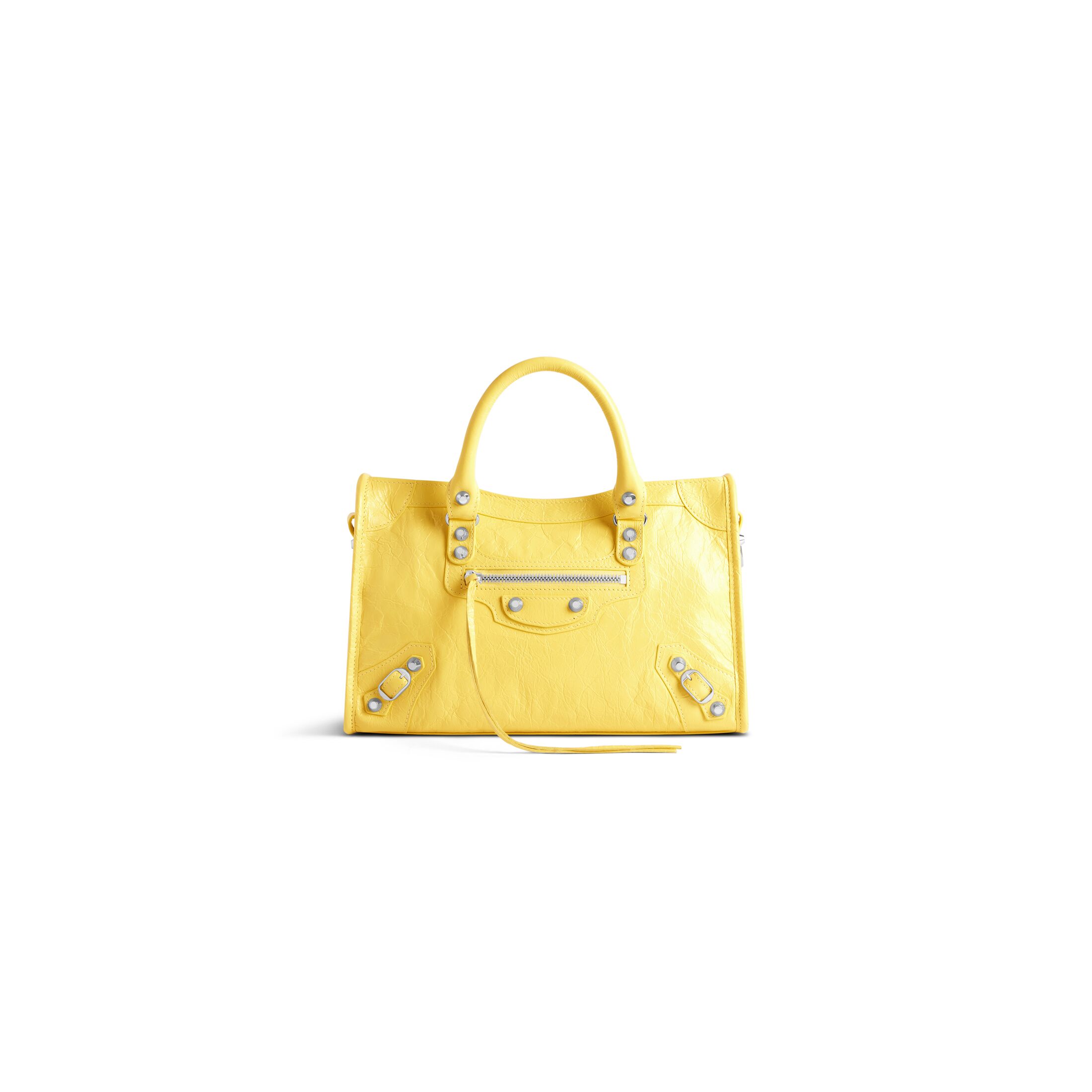 balenciaga Le City Small Bag in Yellow 7977892AA9S3504