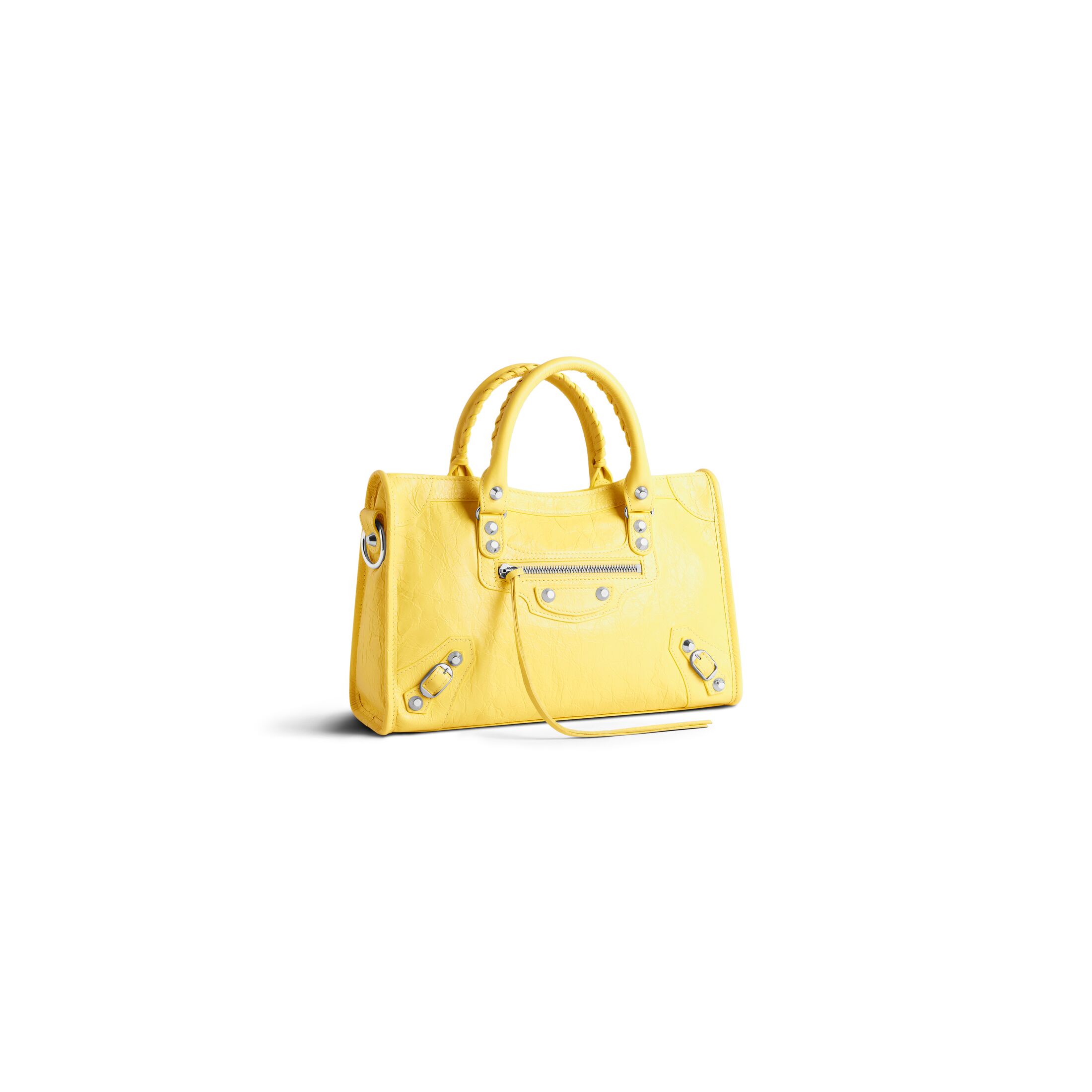 balenciaga Le City Small Bag in Yellow 7977892AA9S3504