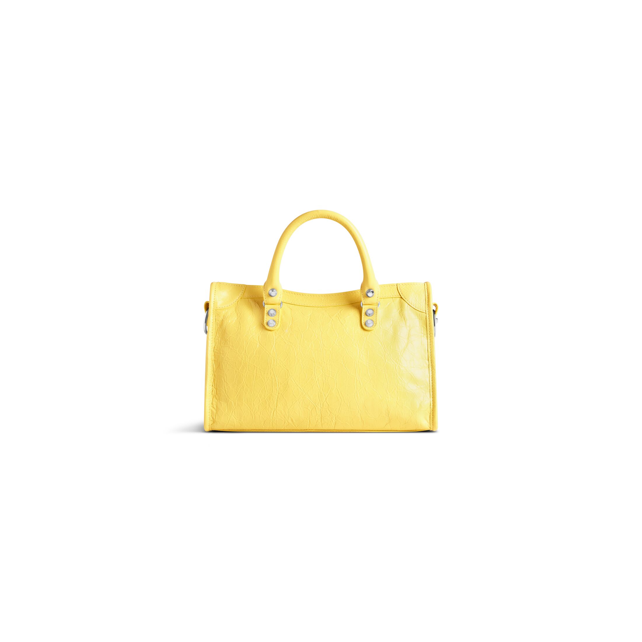 balenciaga Le City Small Bag in Yellow 7977892AA9S3504