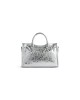 balenciaga Le City Small Bag Metallized in Silver 7977892AA9R8122