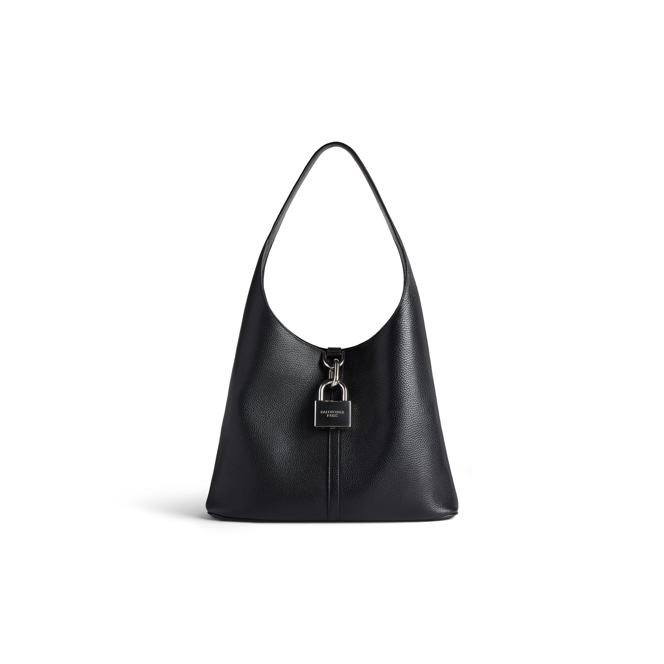 balenciaga Locker Medium North-south Hobo Bag in Black 7716362AAWC1000