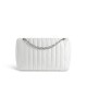 balenciaga Monaco Medium Chain Bag Quilted in Off White 7659452AASE9106