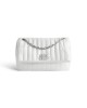 balenciaga Monaco Medium Chain Bag Quilted in Off White 7659452AASE9106