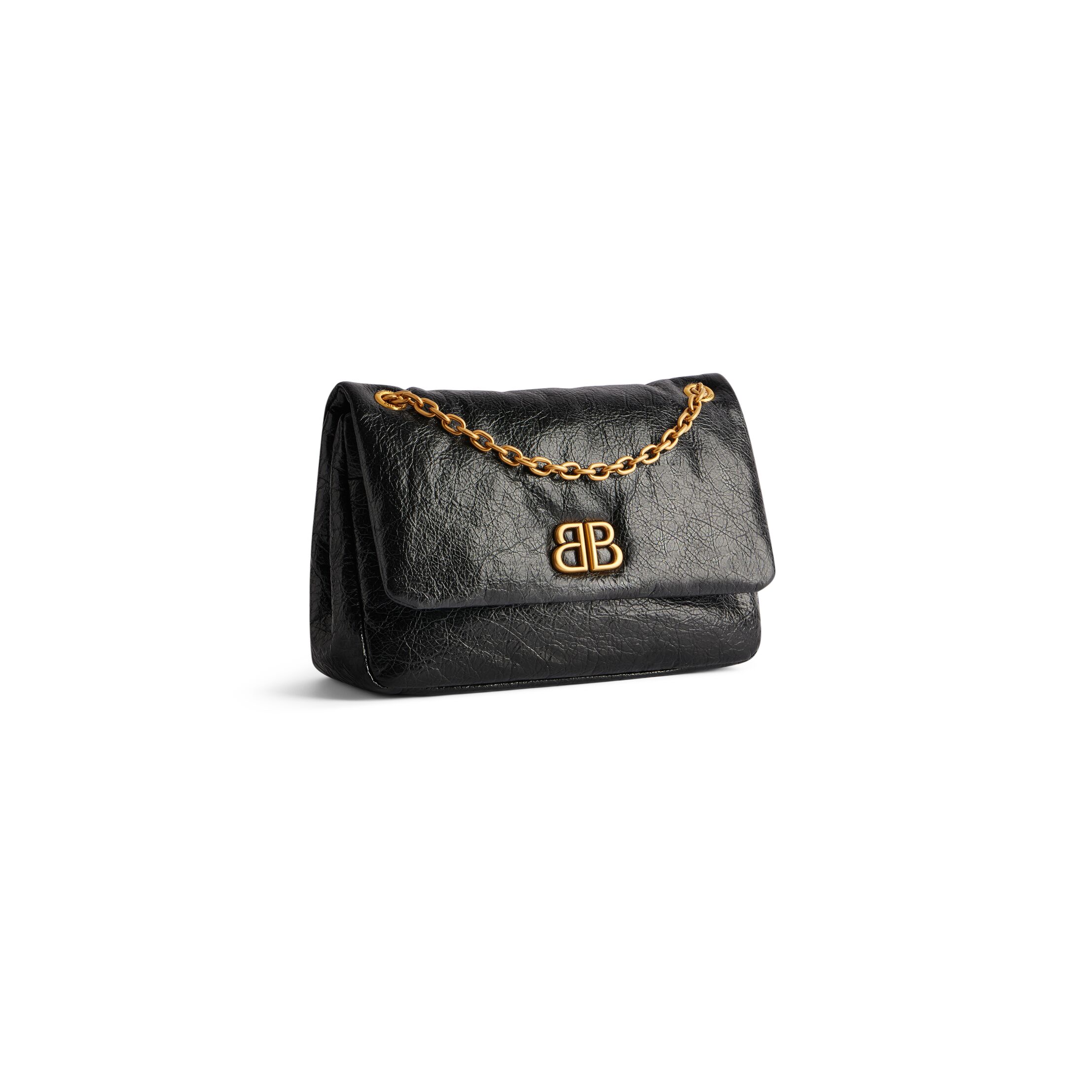 balenciaga Monaco Mini Bag in Black 7816722AAR81000