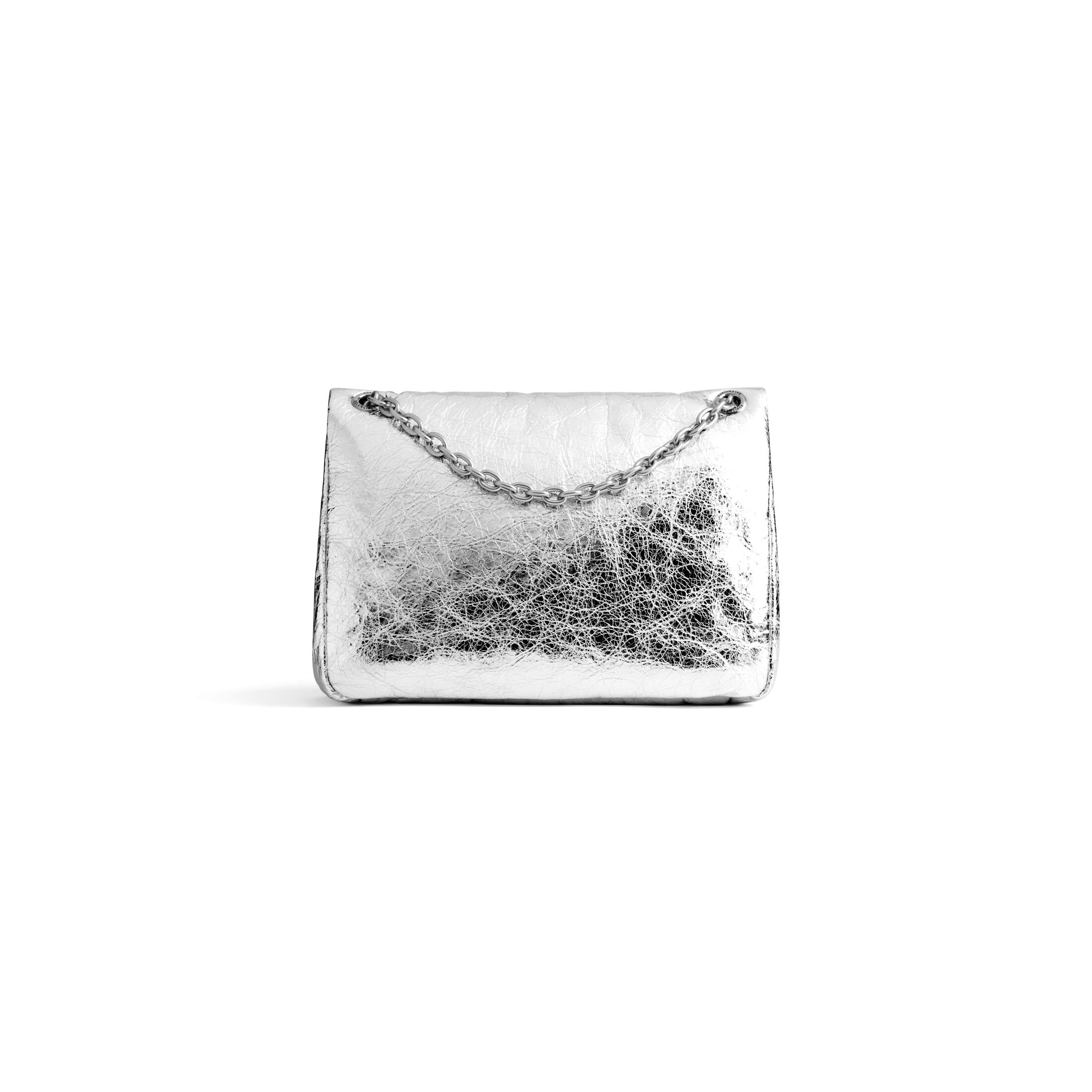 balenciaga Monaco Mini Bag Metallized in Silver 7816722AASD8122