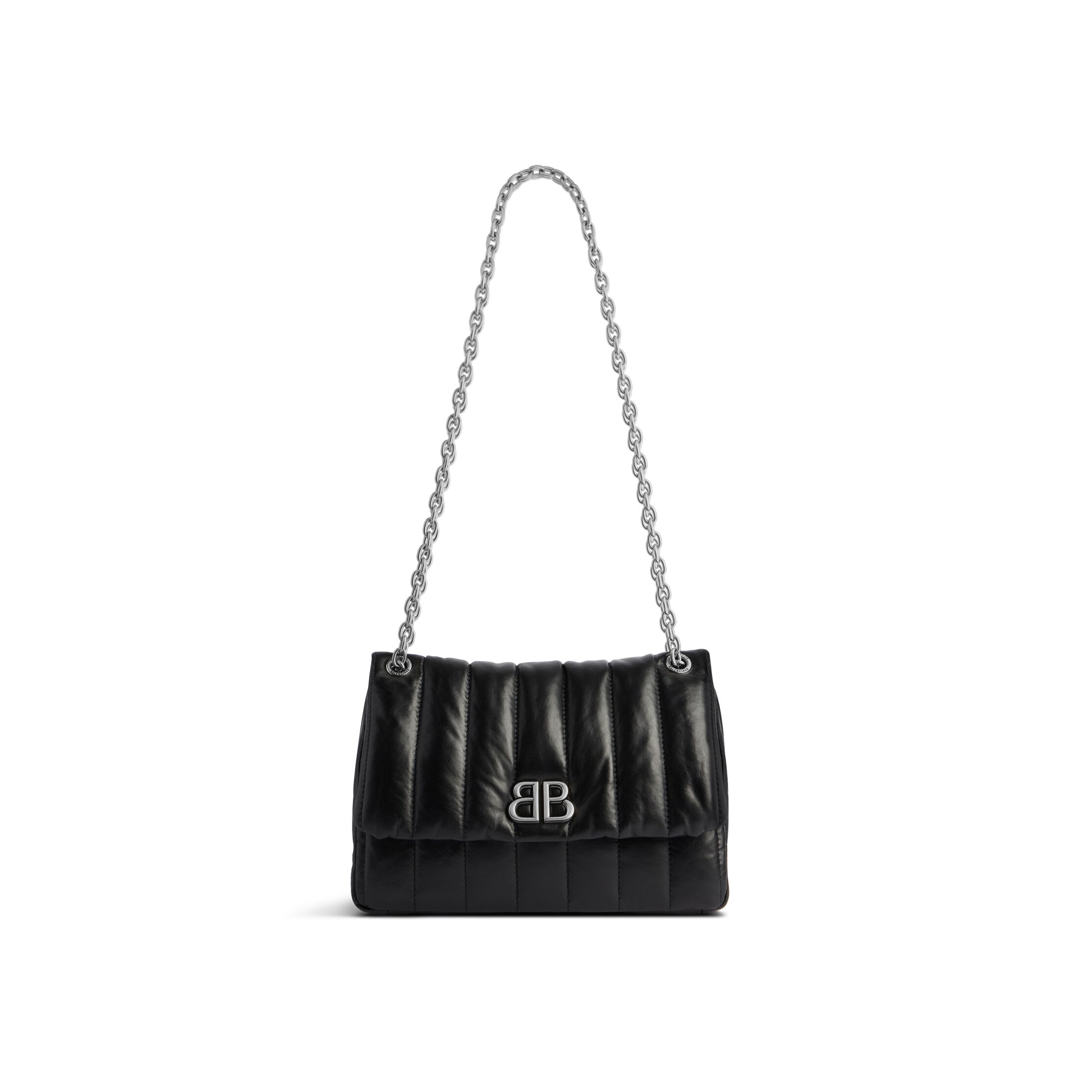 balenciaga Monaco Mini Bag Quilted in Black 7816722AASE1000