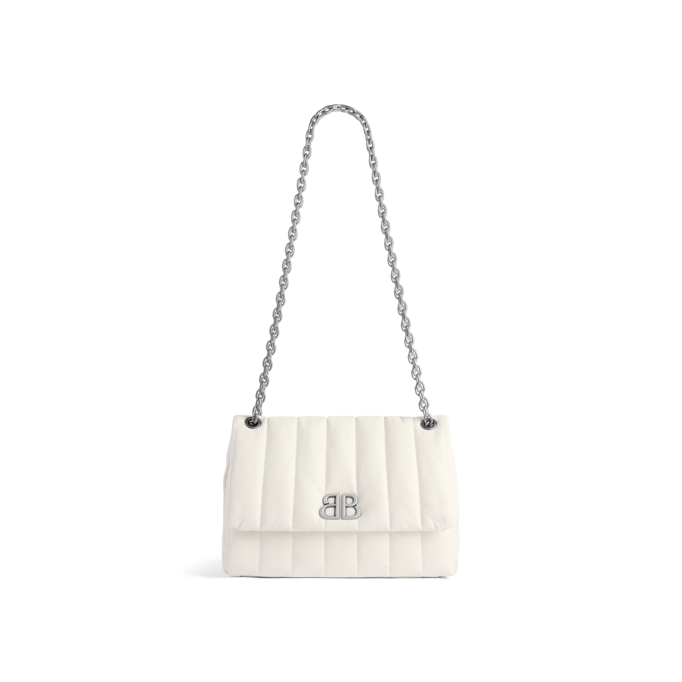 balenciaga Monaco Mini Bag Quilted in White 7816722AASE9106