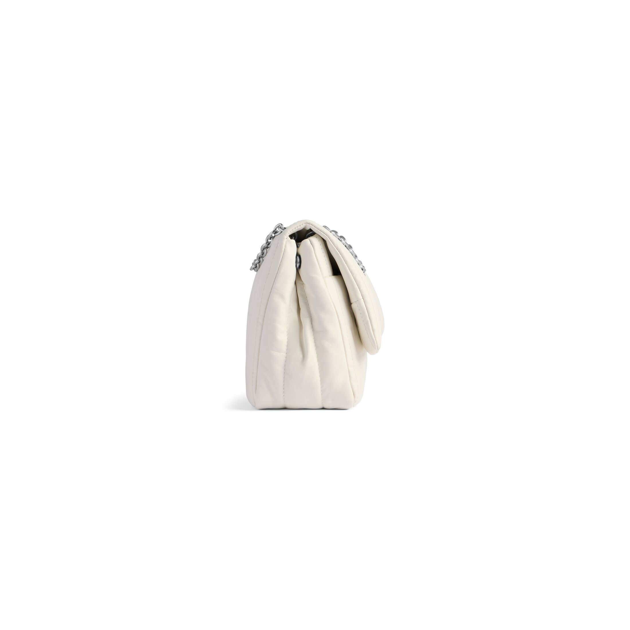 balenciaga Monaco Mini Bag Quilted in White 7816722AASE9106