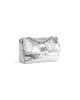 balenciaga Monaco Small Chain Bag Metallized in Silver 7659662AASD8122