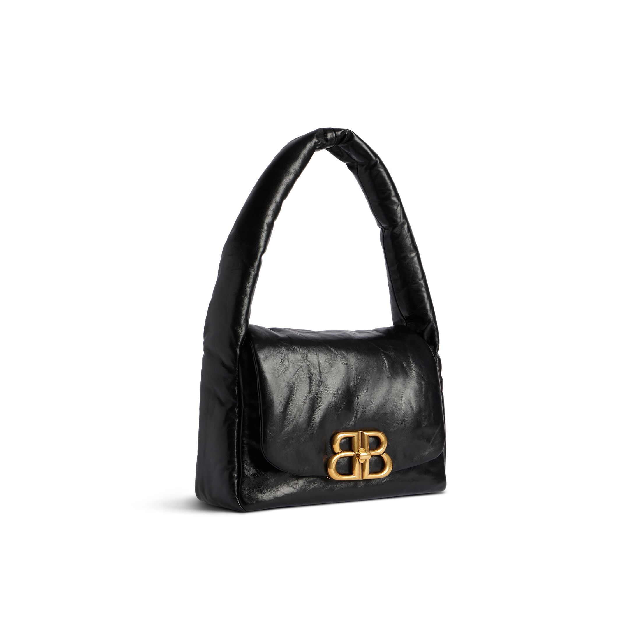 balenciaga Monaco Small Sling Bag in Black 7878962AA411000