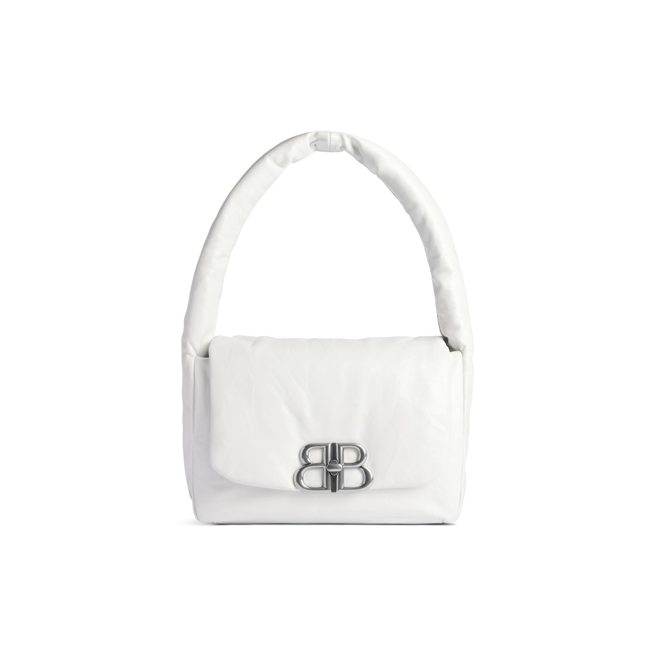 balenciaga Monaco Small Sling Bag in White 7878962AA3Z9001