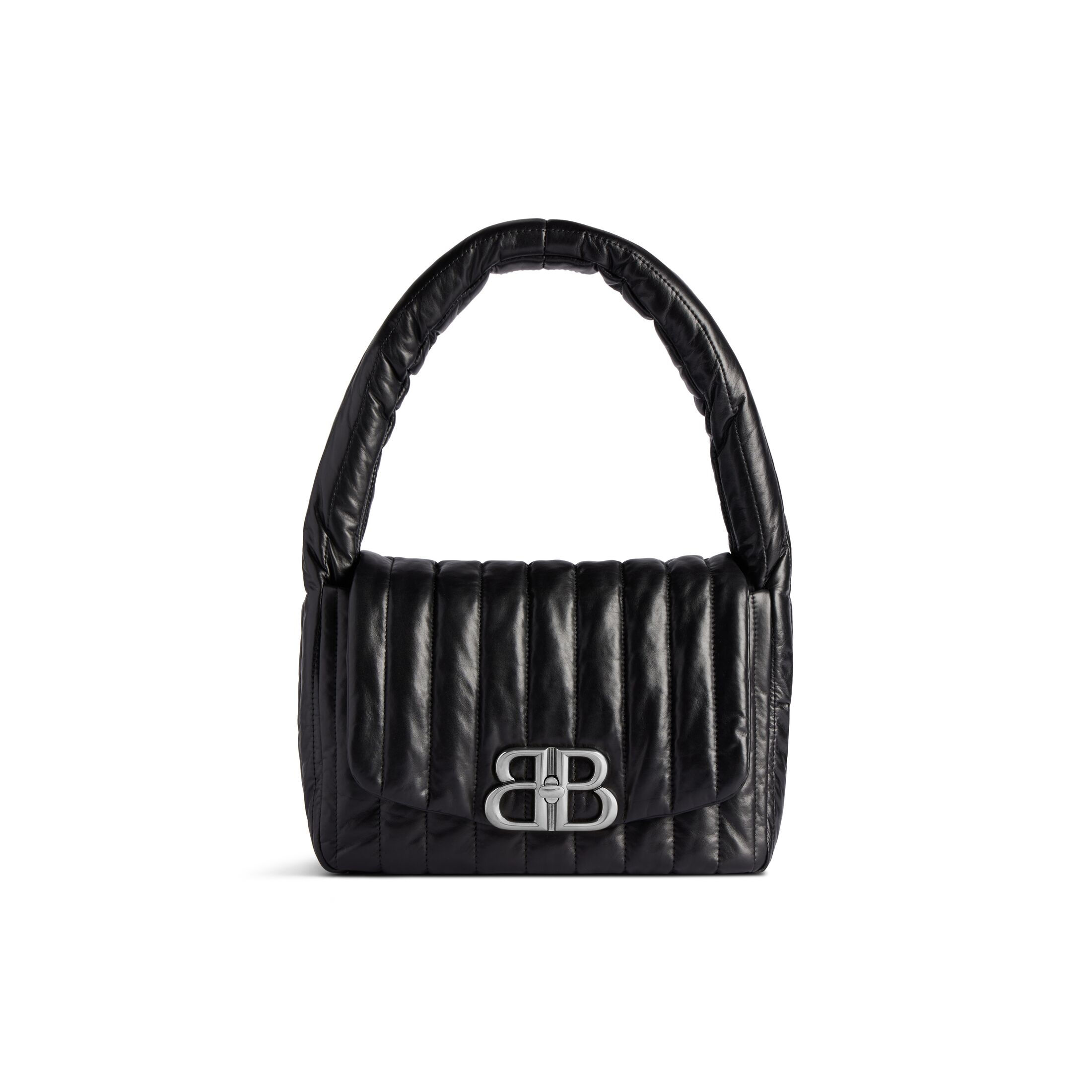 balenciaga Monaco Small Sling Bag Quilted in Black 7878962AA7Z1000