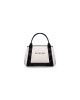 balenciaga Navy Small Cabas in Beige 3399332HH3N9260