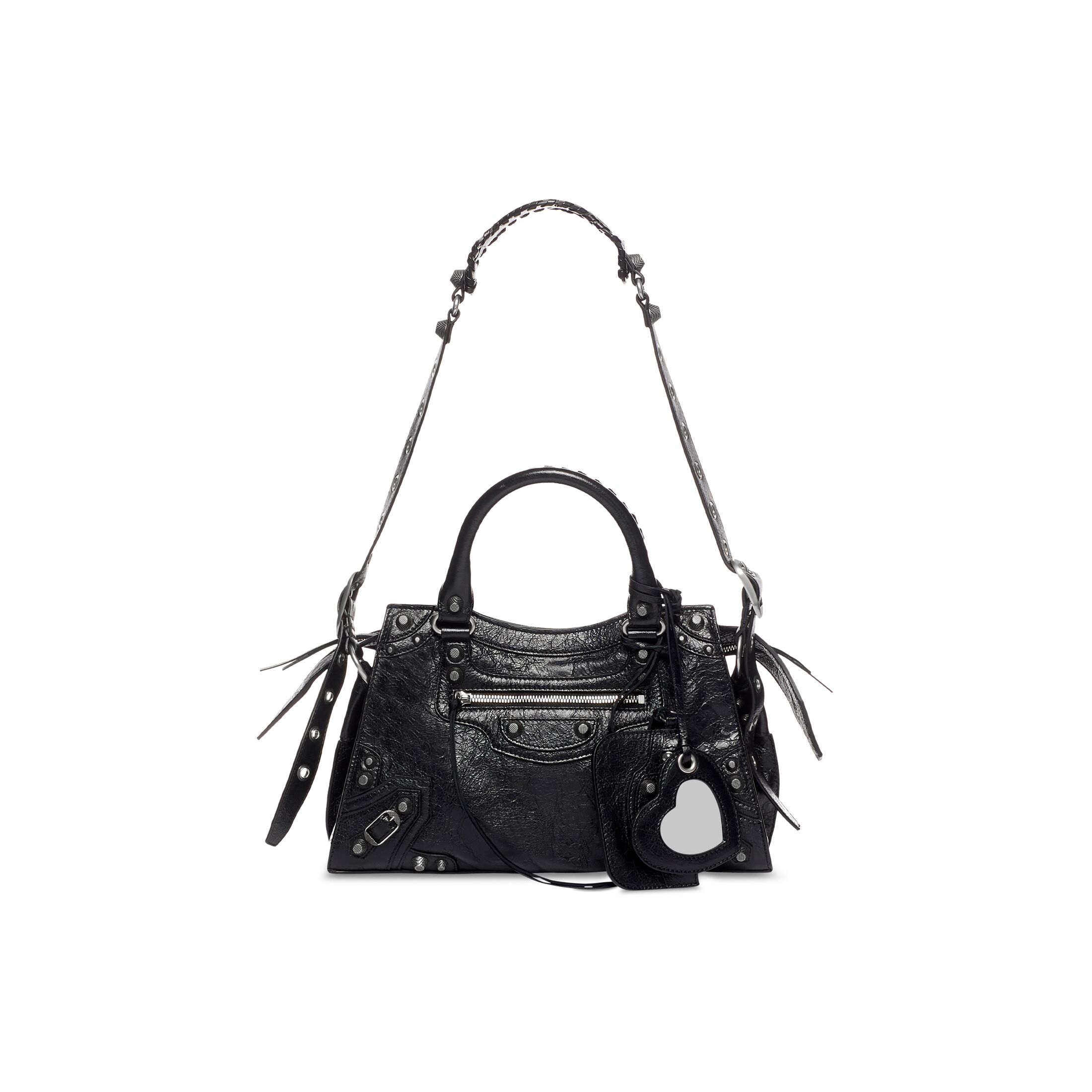 balenciaga Neo Cagole City Small Handbag in Black 736046210B01000