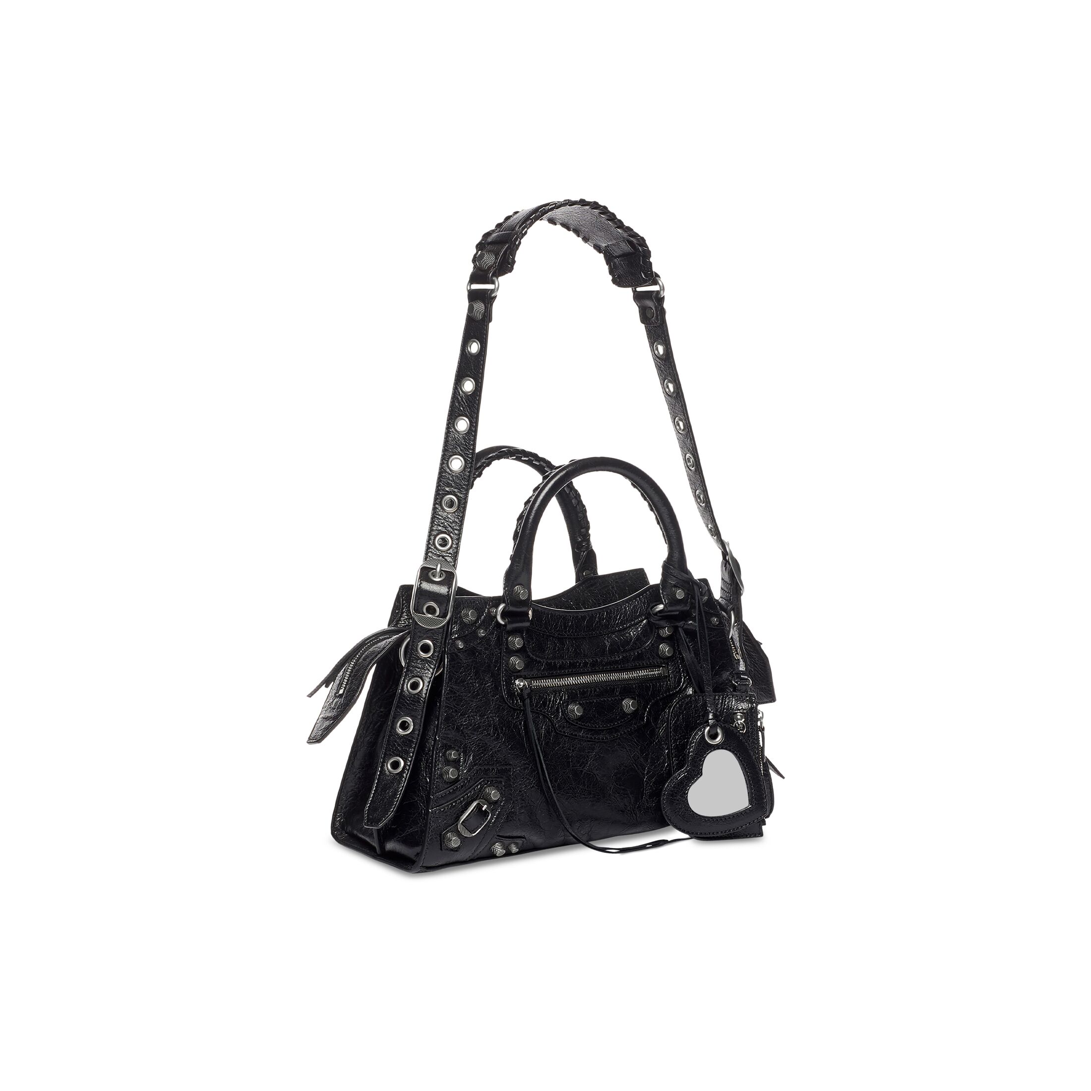 balenciaga Neo Cagole City Small Handbag in Black 736046210B01000