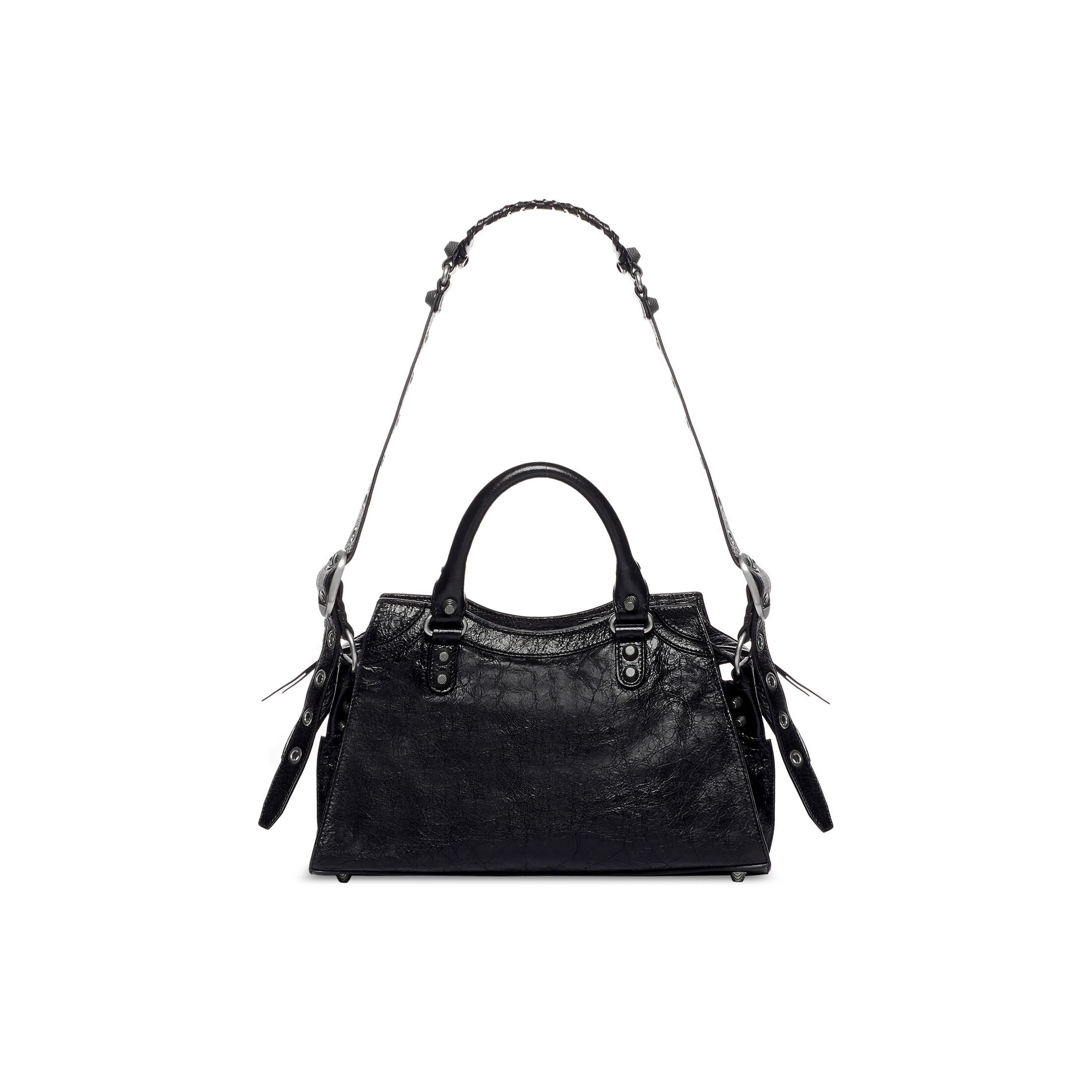 balenciaga Neo Cagole City Small Handbag in Black 736046210B01000