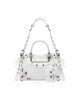 balenciaga Neo Cagole City Small Handbag in Optic White 736046210B09104