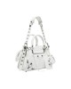 balenciaga Neo Cagole City Small Handbag in Optic White 736046210B09104