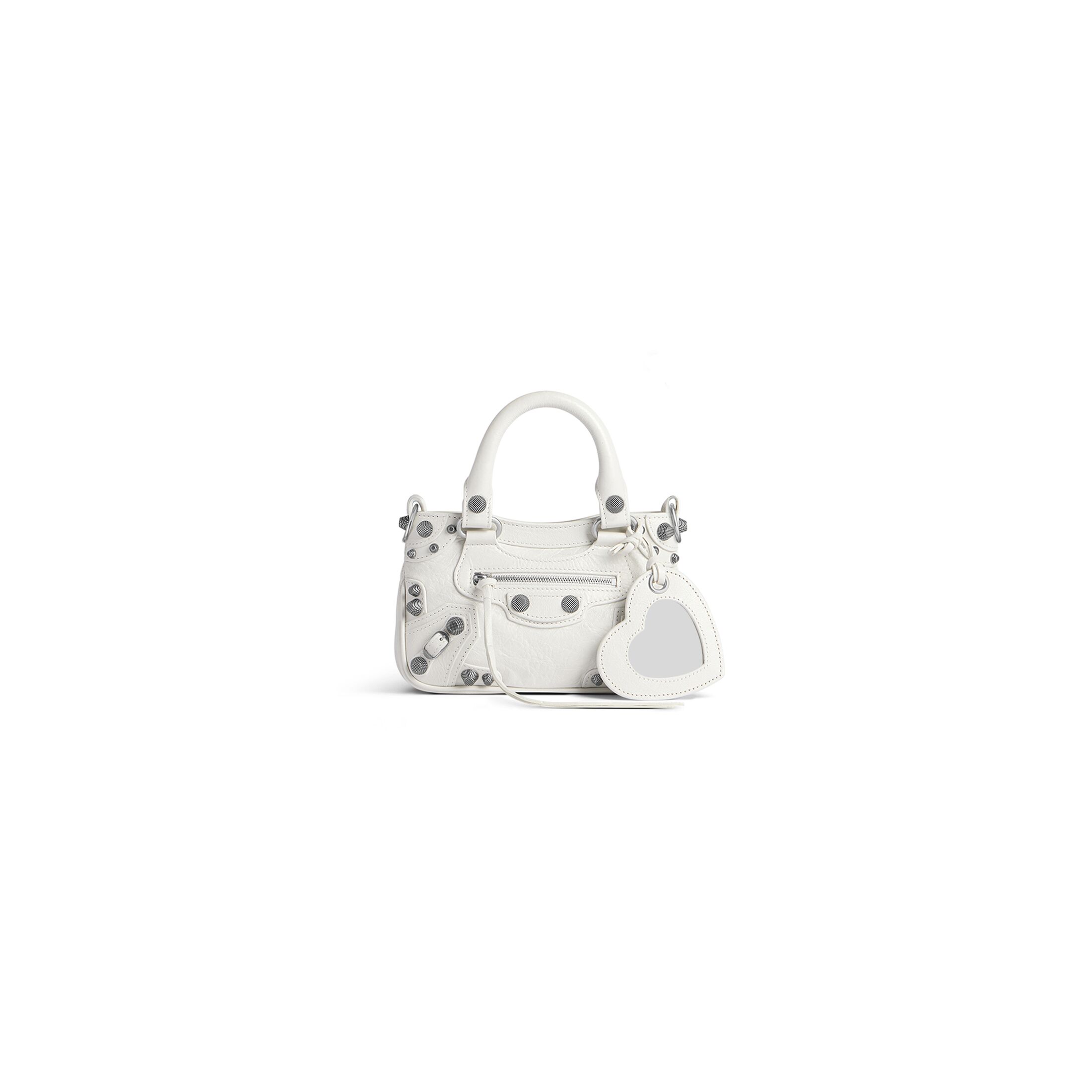 balenciaga Neo Cagole Mini Tote Bag in White 7856901VG9Y9104